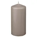 IKEA DAGLIGEN ДАГЛІГЕН, неароматична формова свічка, темний сіро-бежевий, 14 см 105.517.13 фото thumb №1