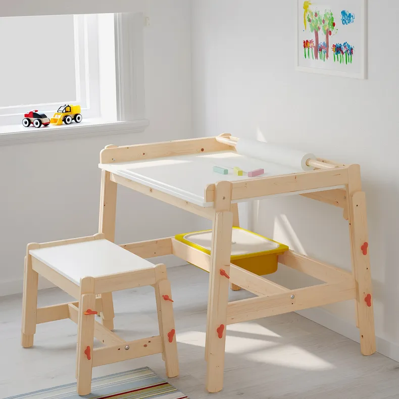IKEA FLISAT ФЛІСАТ, дитяча лавка, регульований 802.907.79 фото №3
