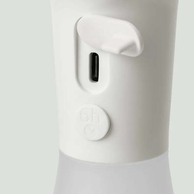 IKEA SOLVINDEN СОЛЬВІНДЕН, LED настільна лампа, для зовнішнього акумулятора/конуса білого кольору, 26 см 705.718.88 фото №4
