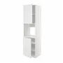 IKEA METOD МЕТОД, висока шафа для дух, 2 дверцят / пол, білий / стенсундський білий, 60x60x220 см 394.610.38 фото