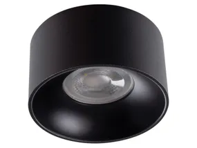 BRW Алюмінієвий стельовий світильник Mini Riti чорний 086807 фото