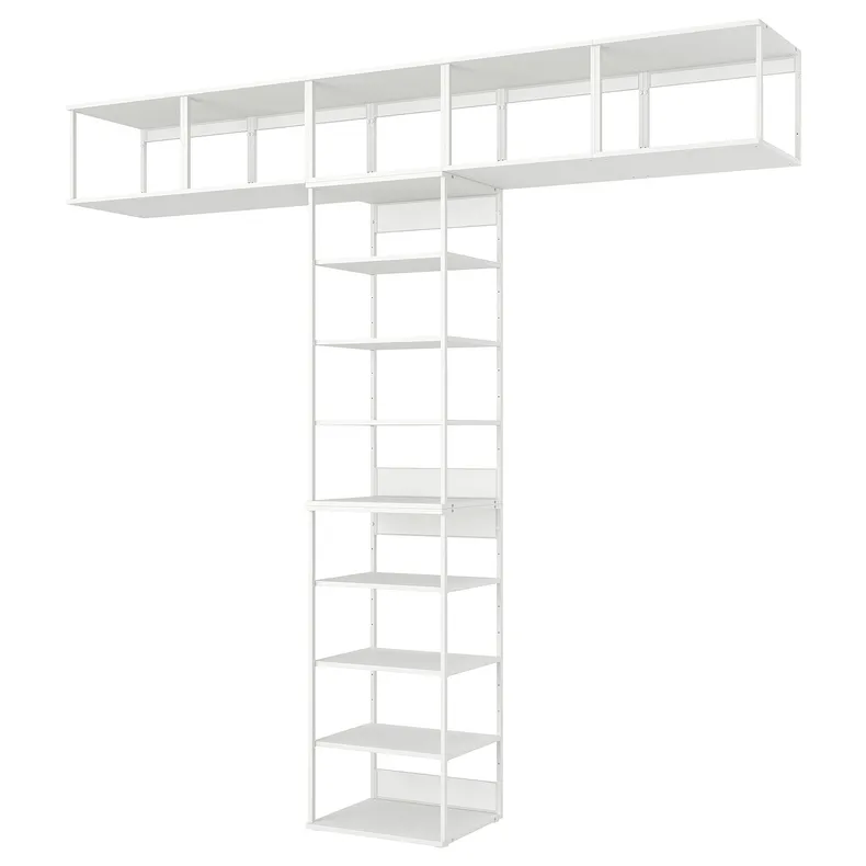 IKEA PLATSA ПЛАТСА, открытый стеллаж, белый, 300x42x281 см 394.369.73 фото №1