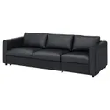IKEA VIMLE ВИМЛЕ, 3-местный диван-кровать, Гранн / Бомстад черный 894.773.72 фото thumb №2