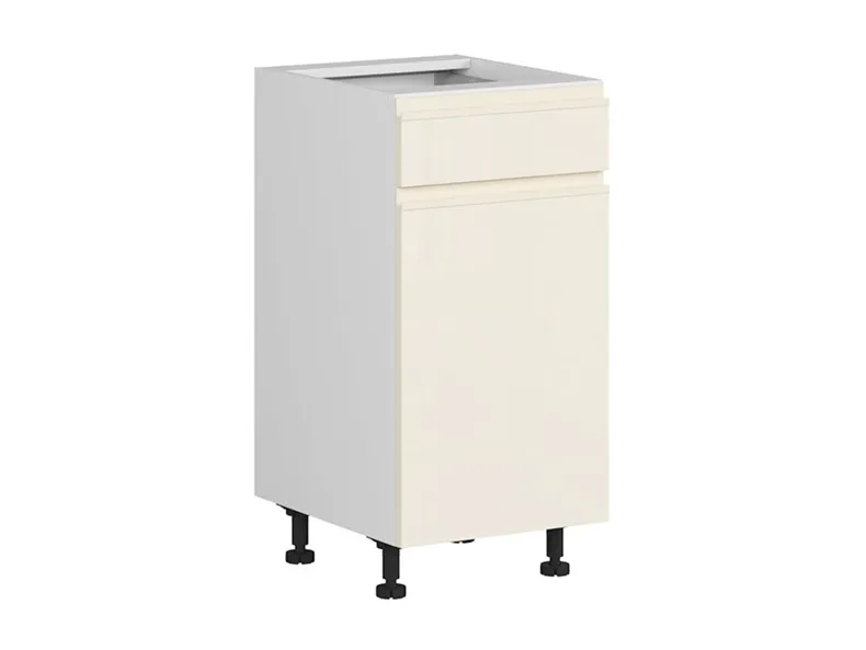 BRW Кухонный шкаф Sole 40 см левосторонний с ящиками с плавным закрыванием магнолия глянцевая, альпийский белый/магнолия глянец FH_D1S_40/82_L/STB-BAL/XRAL0909005 фото №2