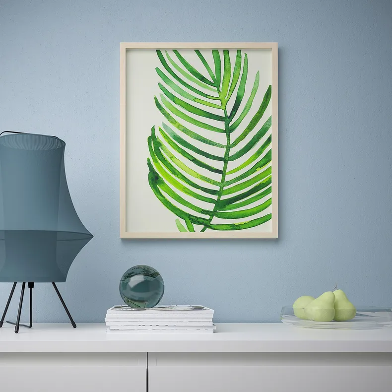 IKEA BILD БИЛЬД, постер, Лист тропической пальмы II, 40x50 см 704.420.71 фото №2