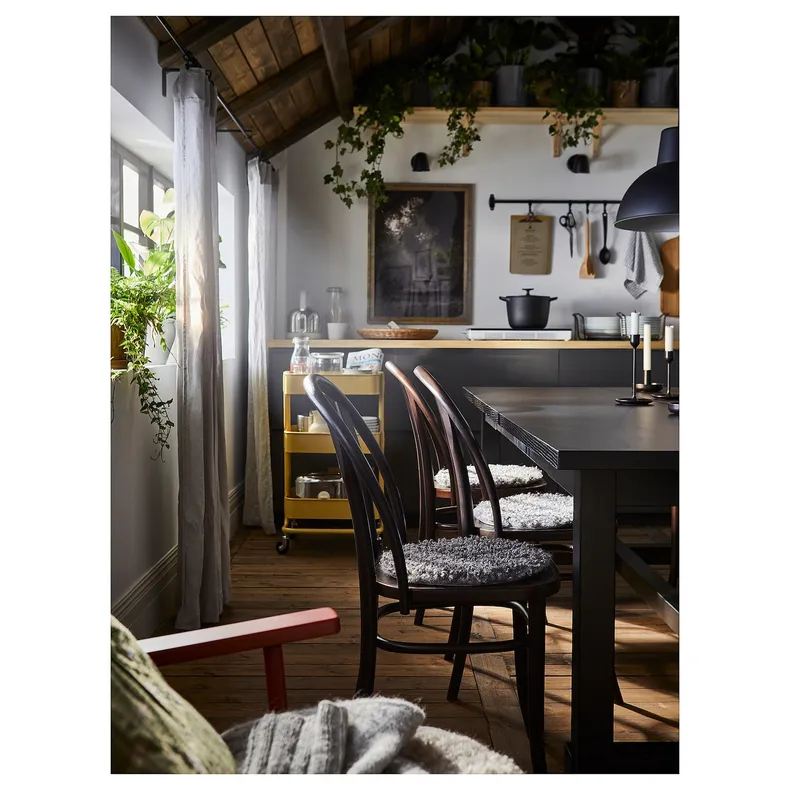 IKEA SKOGSBO СКОГСБУ, стілець, темно-коричневий 505.299.42 фото №3