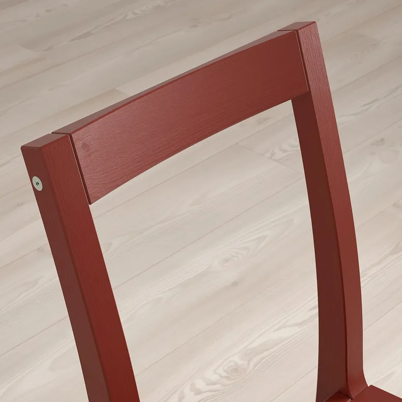 IKEA PINNTORP ПІННТОРП, стілець, червона морилка 405.294.76 фото №9