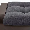 IKEA POÄNG ПОЭНГ, кресло с табуретом для ног, черный / коричневый / темно-серый 495.020.81 фото thumb №4
