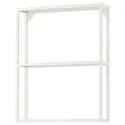 IKEA ENHET ЕНХЕТ, настінний каркас з поличками, білий, 60x15x75 см 004.489.67 фото thumb №1