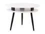Стол обеденный BRW Fredo, 70 см, белый/черный BIALY фото