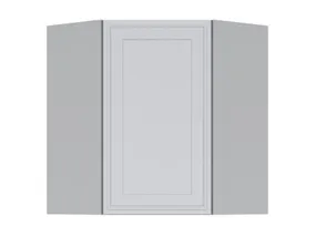 BRW Верхний кухонный шкаф Верди 60 см угловой левый светло-серый матовый, греноловый серый/светло-серый матовый FL_GNWU_60/72_L-SZG/JSZM фото