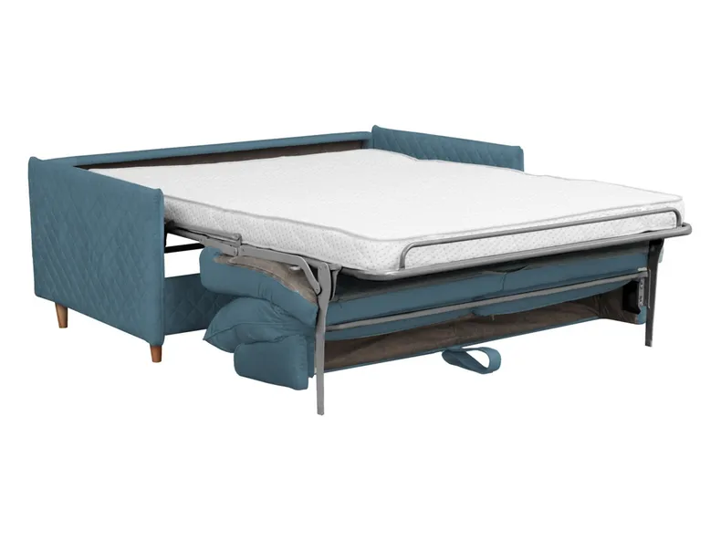 BRW Sana тримісний диван-ліжко велюровий синій, Монолі 72 SO-SANA-3F-TK1_BC1177 фото №6