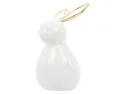 BRW Декоративна фігурка BRW Кролик, кераміка, біло-золотий 085415 фото thumb №3