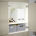 IKEA BESTÅ БЕСТО, комбинация для хранения с дверцами, белый / Сельсвикен бежевый глянцевый, 120x42x193 см 190.577.94 фото thumb №5