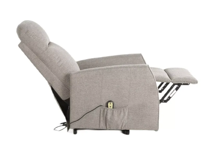 Кресло раскладное с откидной спинкой SIGNAL LETO Brego, ткань: бежевый фото №7