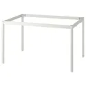 IKEA TOMMARYD ТОММАРЮД, рама стола, білий, 127x67x72 см 404.868.20 фото thumb №1