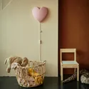 IKEA UPPLYST УППЛЮСТ, LED бра, серце рожевий 404.403.42 фото thumb №4