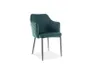 Крісло оксамитове SIGNAL ASTOR Velvet, Bluvel 78 - зелений фото