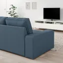 IKEA KIVIK КИВИК, 2-местный диван, Окрашенный в синий цвет 594.848.02 фото thumb №3