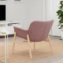 IKEA VEDBO ВЕДБУ, крісло, Гарматний світло-рожевий 405.522.21 фото thumb №3