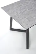 Обідній стіл розкладний HALMAR TIZIANO 160-210x90 см, стільниця - світлий сірий / темний сірий, ніжки - темний сірий фото thumb №14