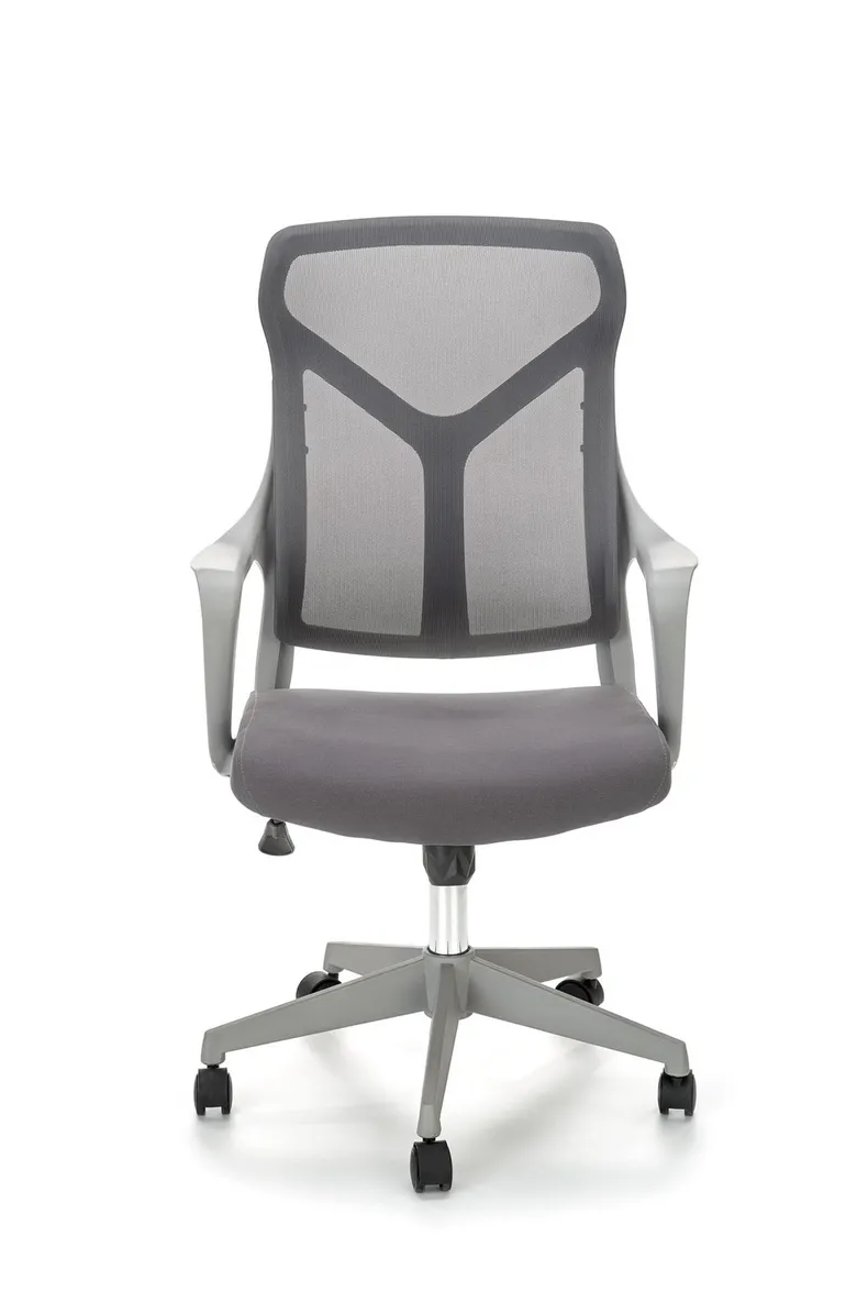 Крісло комп'ютерне офісне обертове HALMAR SANTO, сіре фото №9