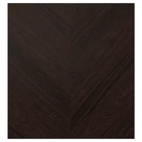 IKEA HEDEVIKEN ХЕДЕВИКЕН, дверь, Шпон дуба, окрашенный в темно-коричневый цвет, 60x64 см 304.916.95 фото