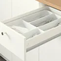 IKEA KNOXHULT КНОКСХУЛЬТ, кутова кухня, білий, 183x122x91 см 093.884.07 фото thumb №6