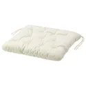 IKEA KUDDARNA КУДДАРНА, подушка на стілець, для вулиці, бежевий, 50x50 см 904.179.09 фото thumb №1