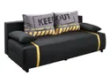BRW Зональний тримісний диван-ліжко з ящиком для зберігання чорний, Маніла 18 SO3-ZONE-LX_3DL-G2_BD5E07 фото thumb №3