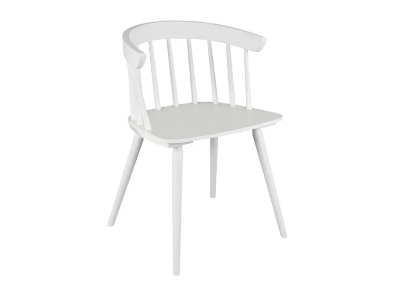 BRW Деревянный стул с палкой белый, белый TXF_PAT_FOT-TX098-1-TK0 фото №1