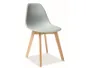 Кухонный пластиковый стул SIGNAL MORIS, светло-серый фото