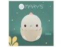 BRW Детская светодиодная силиконовая лампа Mary's Baby Dino розовая 096867 фото thumb №4