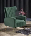 Кресло мягкое HALMAR VARIO темно-зеленое фото thumb №2
