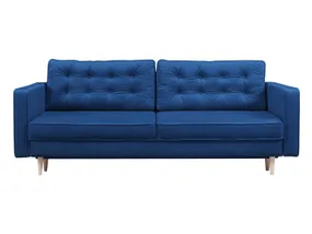 BRW Трехместный диван Tivoli с ящиком для хранения темно-синий велюр, Ривьера 81 Синий SO3-TIVOLI-3DL-G1_B8487C фото