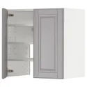 IKEA METOD МЕТОД, навесной шкаф д / вытяжки / полка / дверь, белый / бодбинский серый, 60x60 см 195.052.79 фото thumb №1