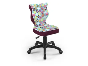 BRW Дитячий стілець для парти сова, розмір 4 OBR_PETIT_CZARNY_ROZM.4_STORIA_32 фото