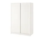 IKEA KLEPPSTAD КЛЕППСТАД, гардероб із розсувними дверцятами, білий, 117x176 см 904.372.38 фото thumb №1