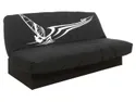 BRW Тримісний розкладний диван Fina з ящиком для зберігання чорний, Савана 14 WE-FINA-3K-G2_B85471 фото thumb №2