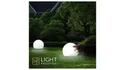 BRW Садовий світильник з акрилової сфери Gaja 35 см білий 093599 фото thumb №4