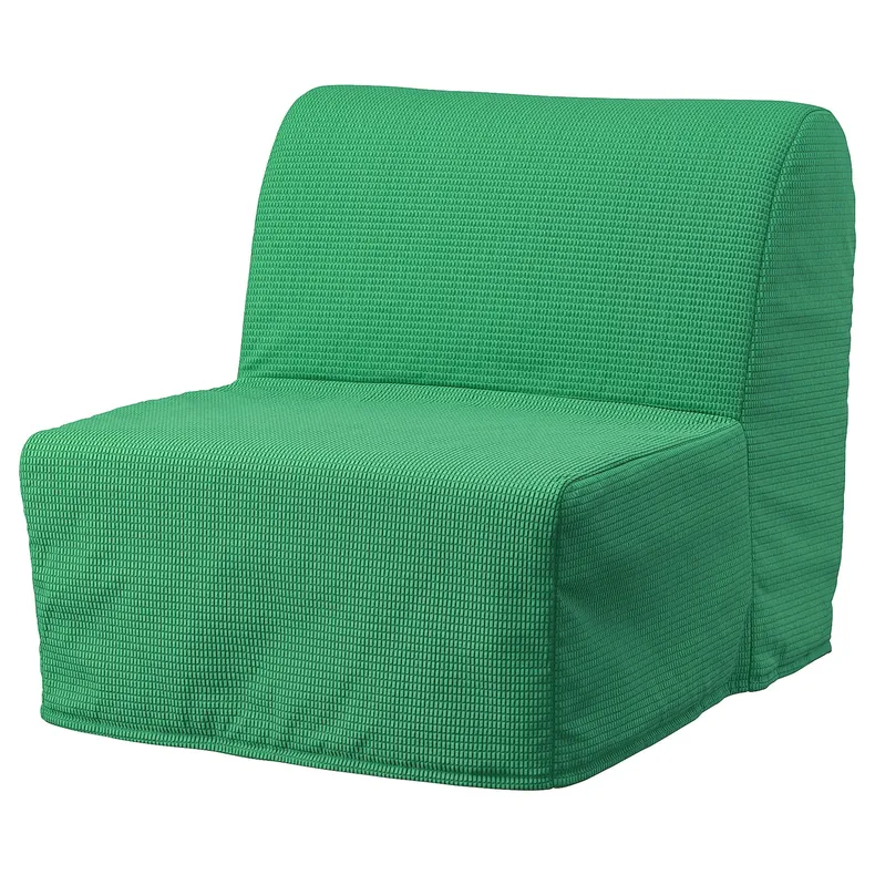 IKEA LYCKSELE HÅVET ЛЮККСЕЛЕ ХОВЕТ, крісло-ліжко, Vansbro яскраво-зелений 793.869.85 фото №1