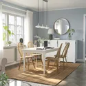 IKEA INGATORP ИНГАТОРП / SKOGSTA СКОГСТА, стол и 4 стула, белый / действие, 155 / 215 см 995.451.96 фото thumb №2