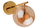 BRW Настенный светильник Estera из металлического стекла золотого цвета 087749 фото thumb №3