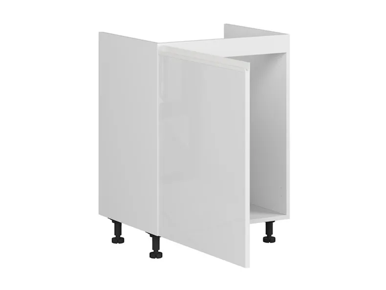 BRW Кухонный шкаф Sole под мойку 60 см левый белый глянец, альпийский белый/глянцевый белый FH_DK_60/82_L-BAL/BIP фото №3
