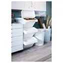 IKEA SORTERA СОРТЕРА, кошик для сміття із кришкою, білий, 37 л 102.558.97 фото thumb №4