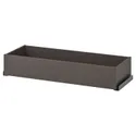 IKEA KOMPLEMENT КОМПЛИМЕНТ, ящик, тёмно-серый, 100x35 см 005.094.99 фото thumb №1
