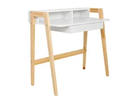 Письменный стол BRW Brent, 96х55 см, альпийский белый BIU1S-BAL фото