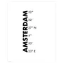 IKEA BILD БИЛЬД, постер, Координаты, Амстердам, 40x50 см 405.816.43 фото