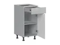 BRW Top Line кухонный базовый шкаф 40 см правый с ящиком soft-close серый глянец, серый гранола/серый глянец TV_D1S_40/82_P/STB-SZG/SP фото thumb №3