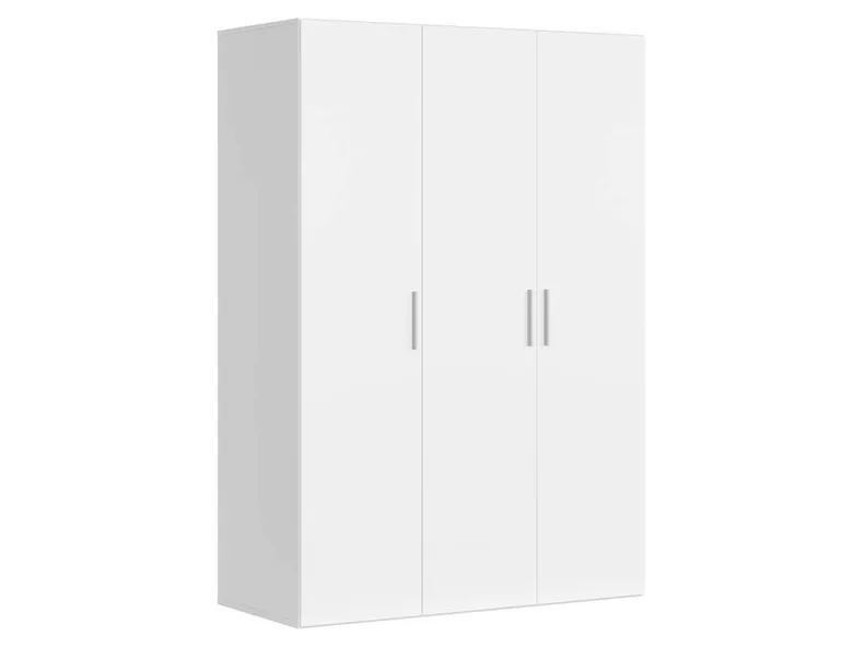 BRW Шкаф 3-х дверный Flex 150 см белый, белый SZAFA_ZESTAW_24-BI/BI фото №1
